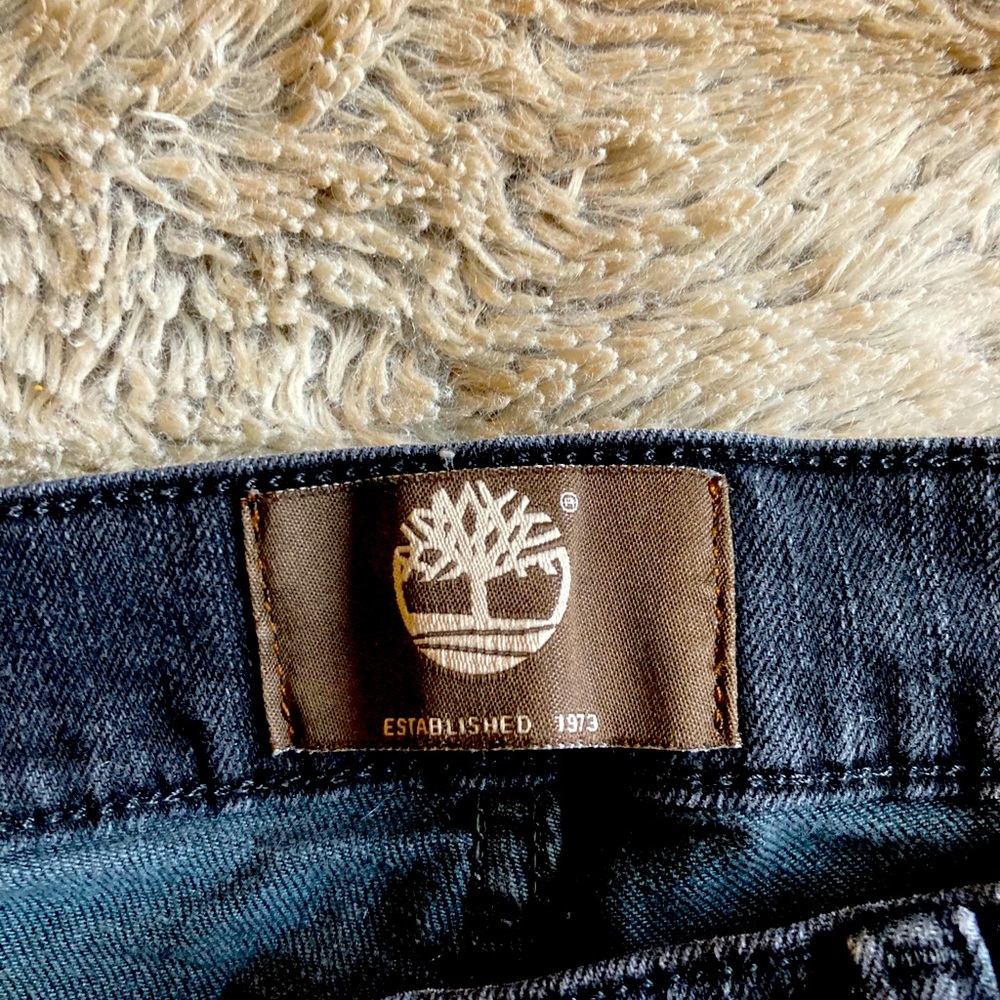 Worn timberland jeans